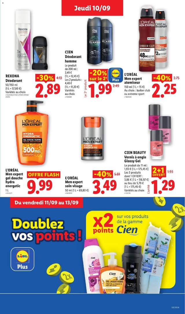 Nouveau catalogue Lidl à partir du 10/09
