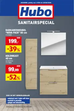Prévisualisation de Hubo Folder Sanitairspecial du magasin Hubo formulaire valide 17/06/2026