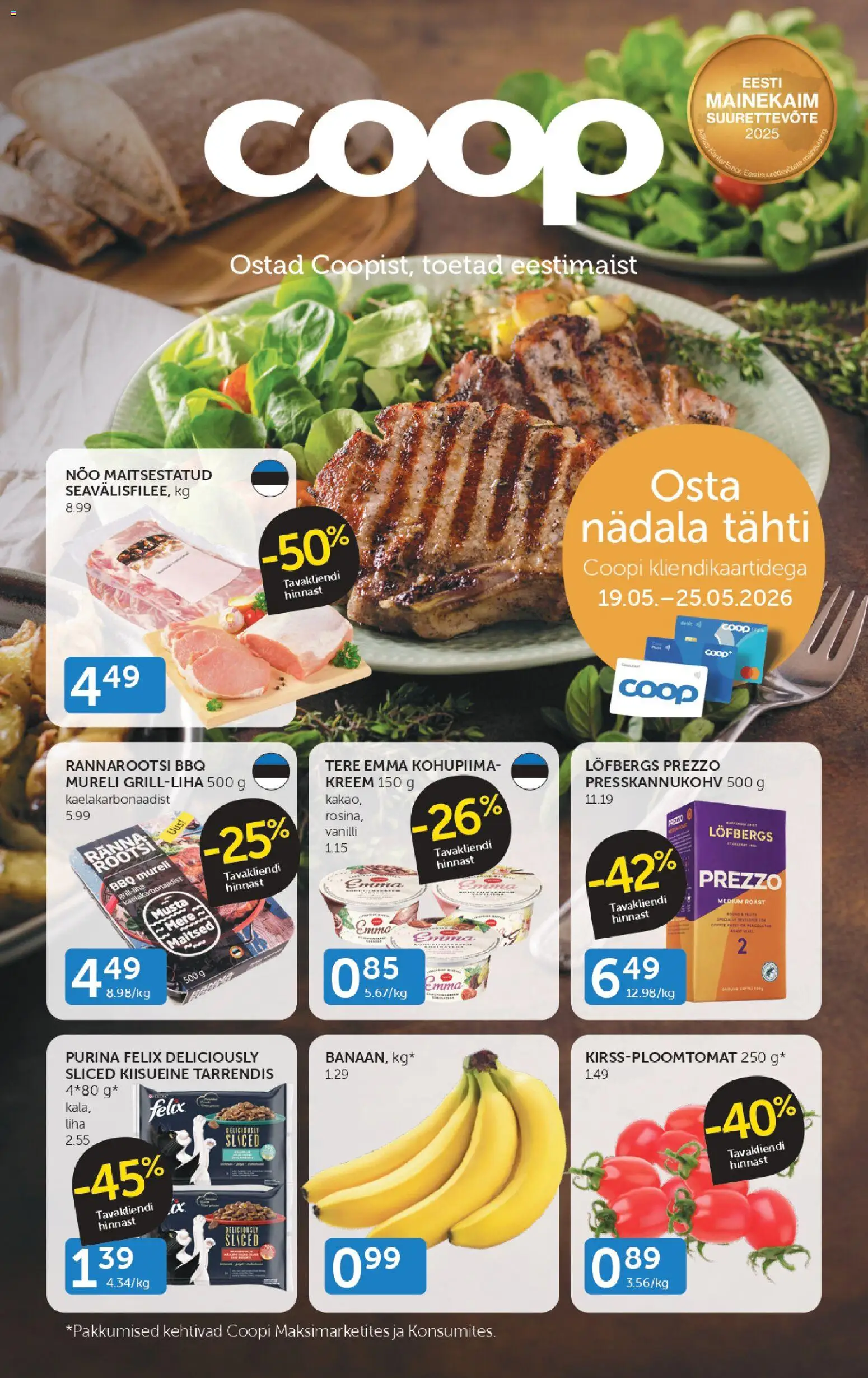 Coop kliendilehe eelvaade alates 19.05.2026
