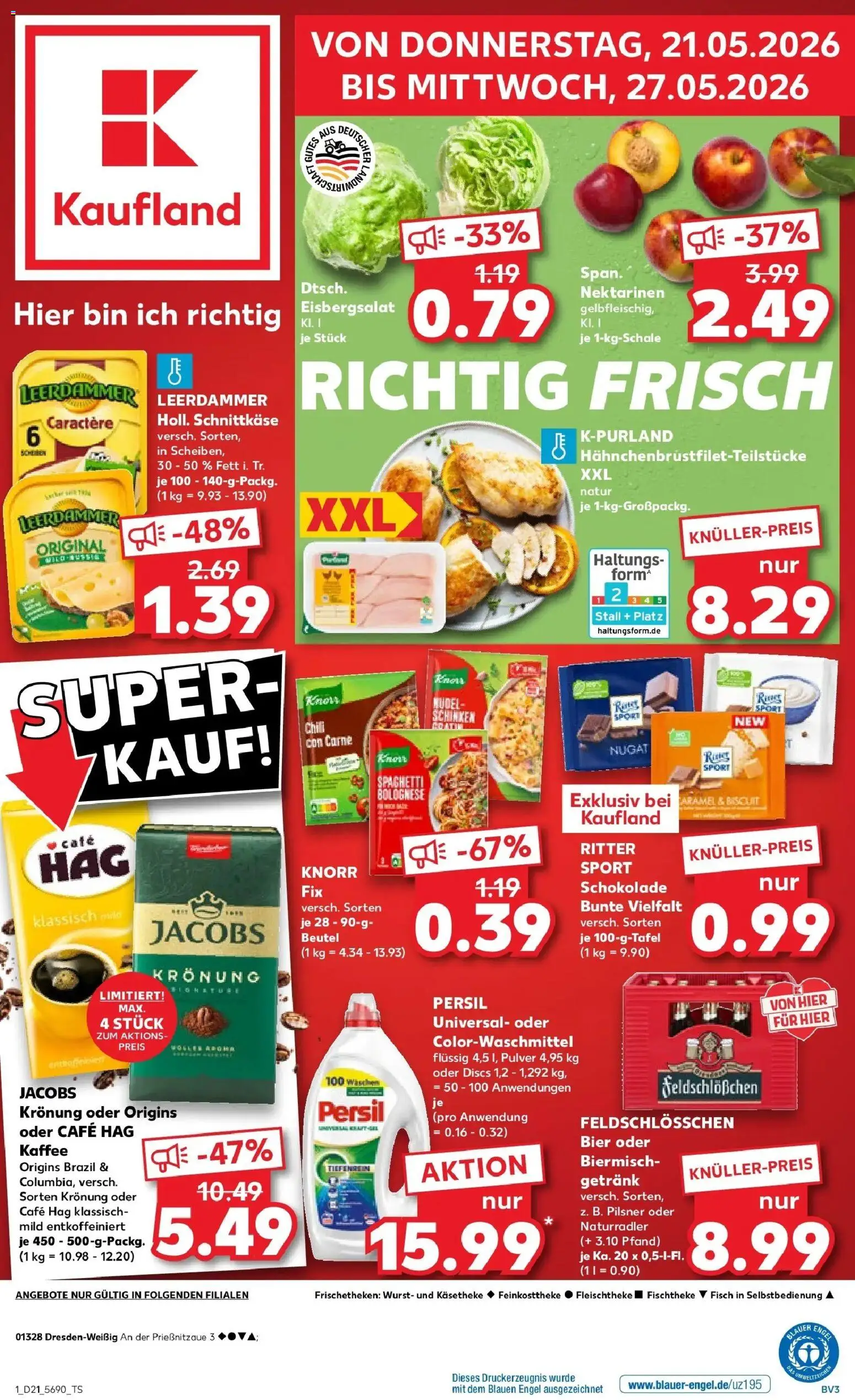 Vorschau von dem Prospekt des Geschäftes Kaufland, gültig ab dem 21.05.2026