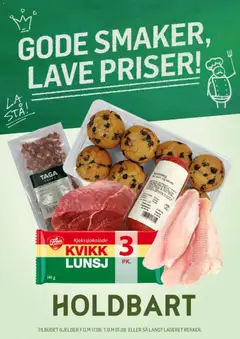Forhåndsvis Holdbart kundeavis fra butikk Holdbart gyldig fra 17/08/2026