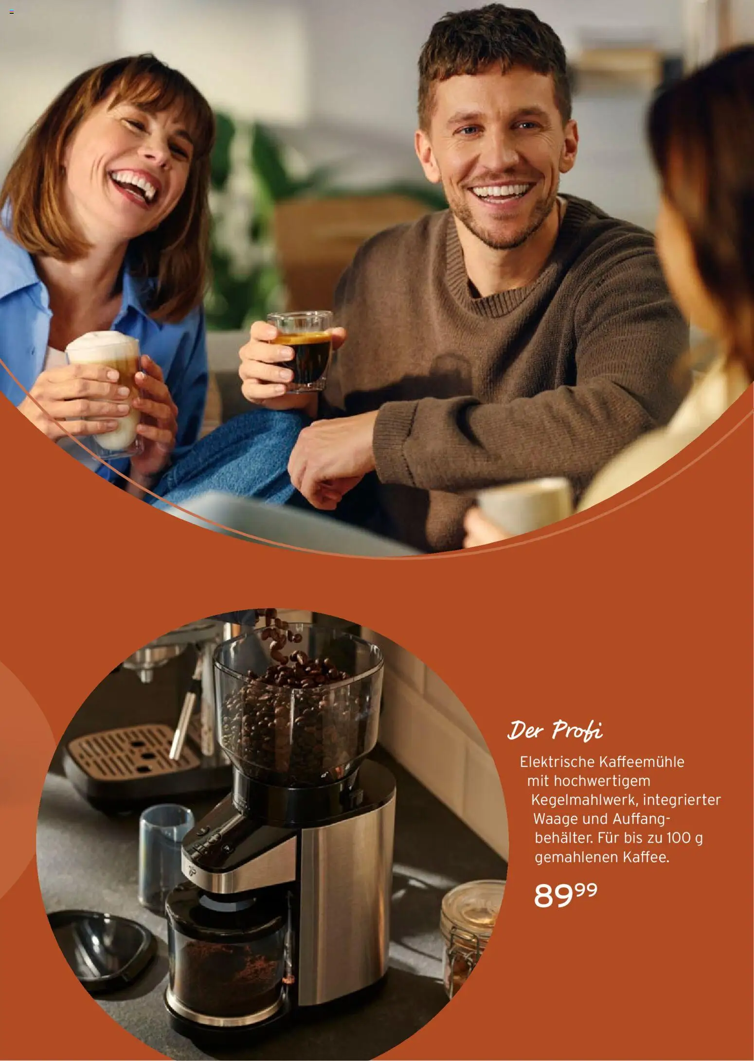 Vorschau von dem Prospekt des Geschäftes Tchibo, gültig ab dem 09.09.2026 - Kaffeemühle