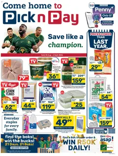 Preview of Pick n Pay flyer valid from 25/08/2026