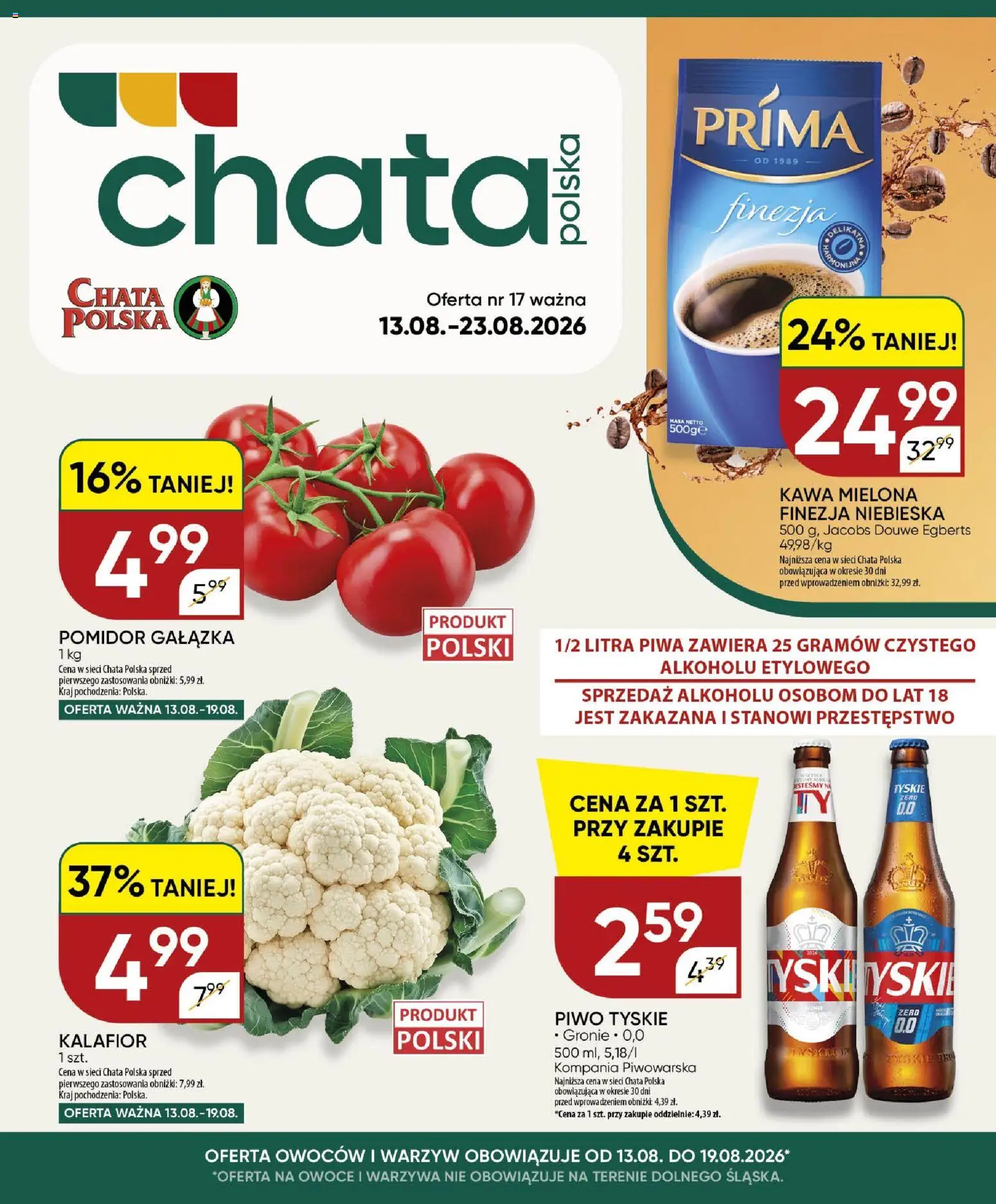 Pogląd gazetki "Chata Polska gazetka" ze sklepu Chata Polska ważnej od 13.08.2026