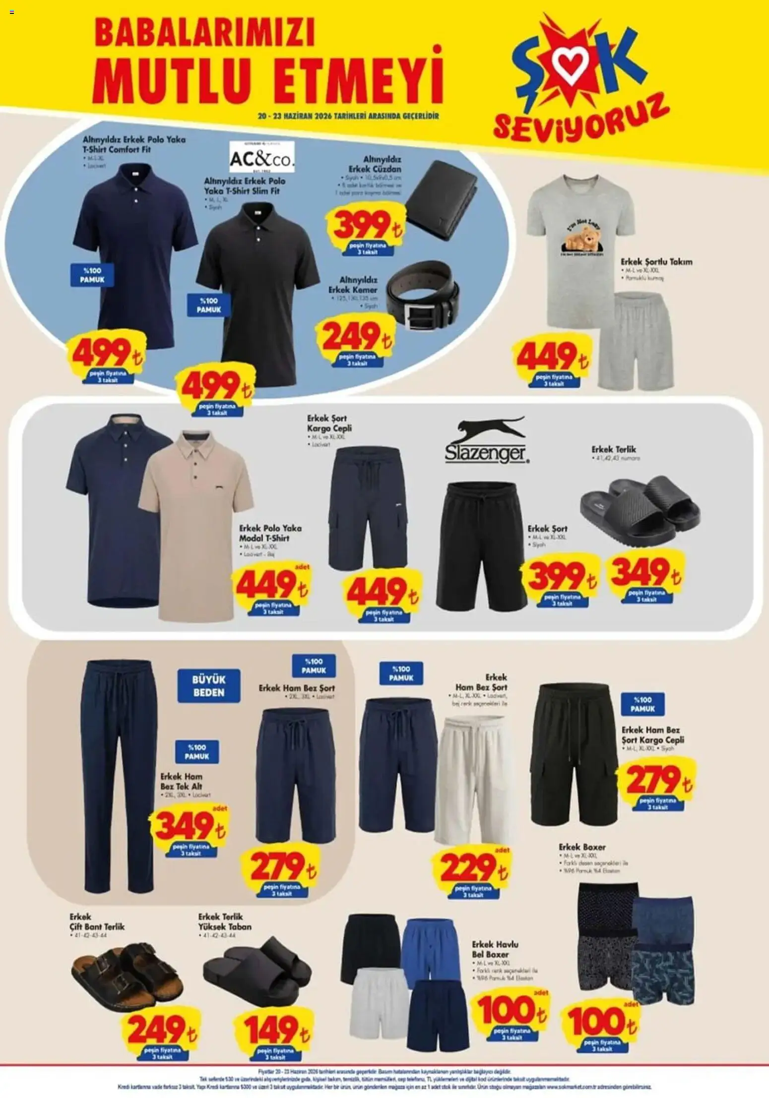 Şok Market Şok Market - Hafta sonu fırsatları 20.06.2026 - Broşürünün önizlemesi