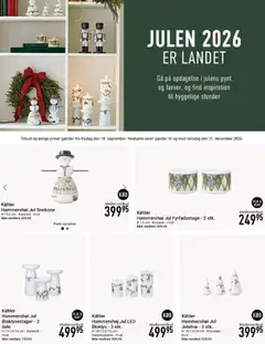 Eksempel på tilbudsavis Imerco - Julen 2026 fra butik Imerco gyldig fra 18/09/2026