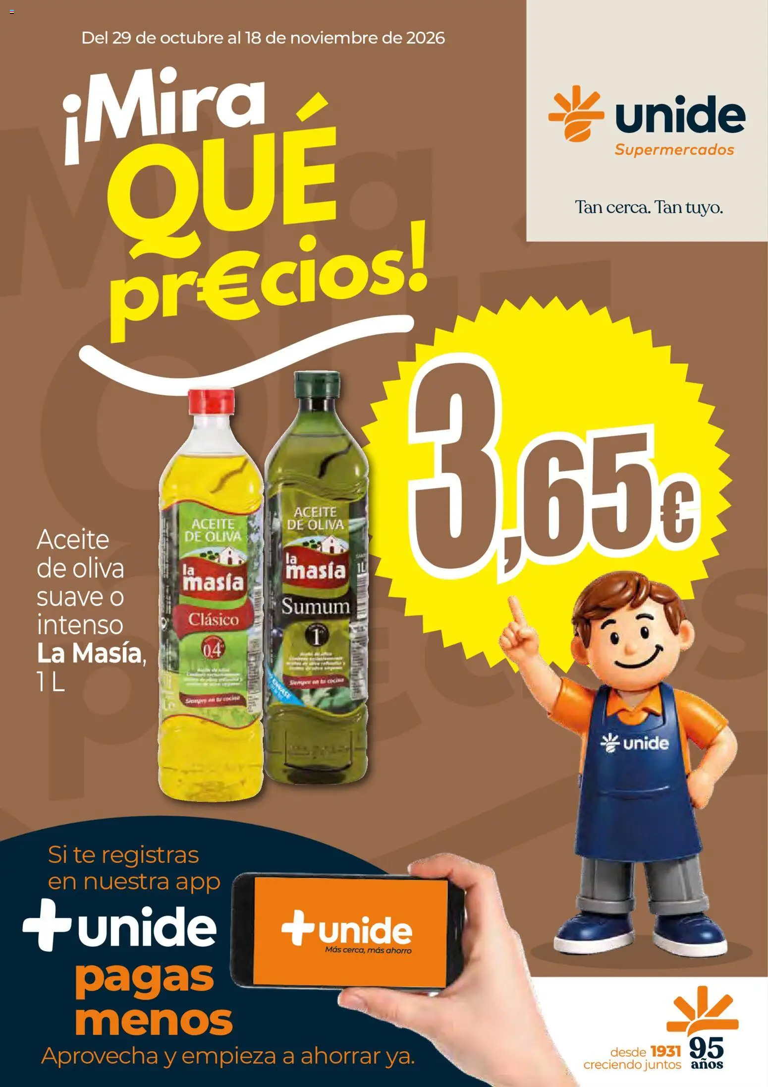 Vista previa del folleto de la tienda Unide válido desde el 29/10/2026 