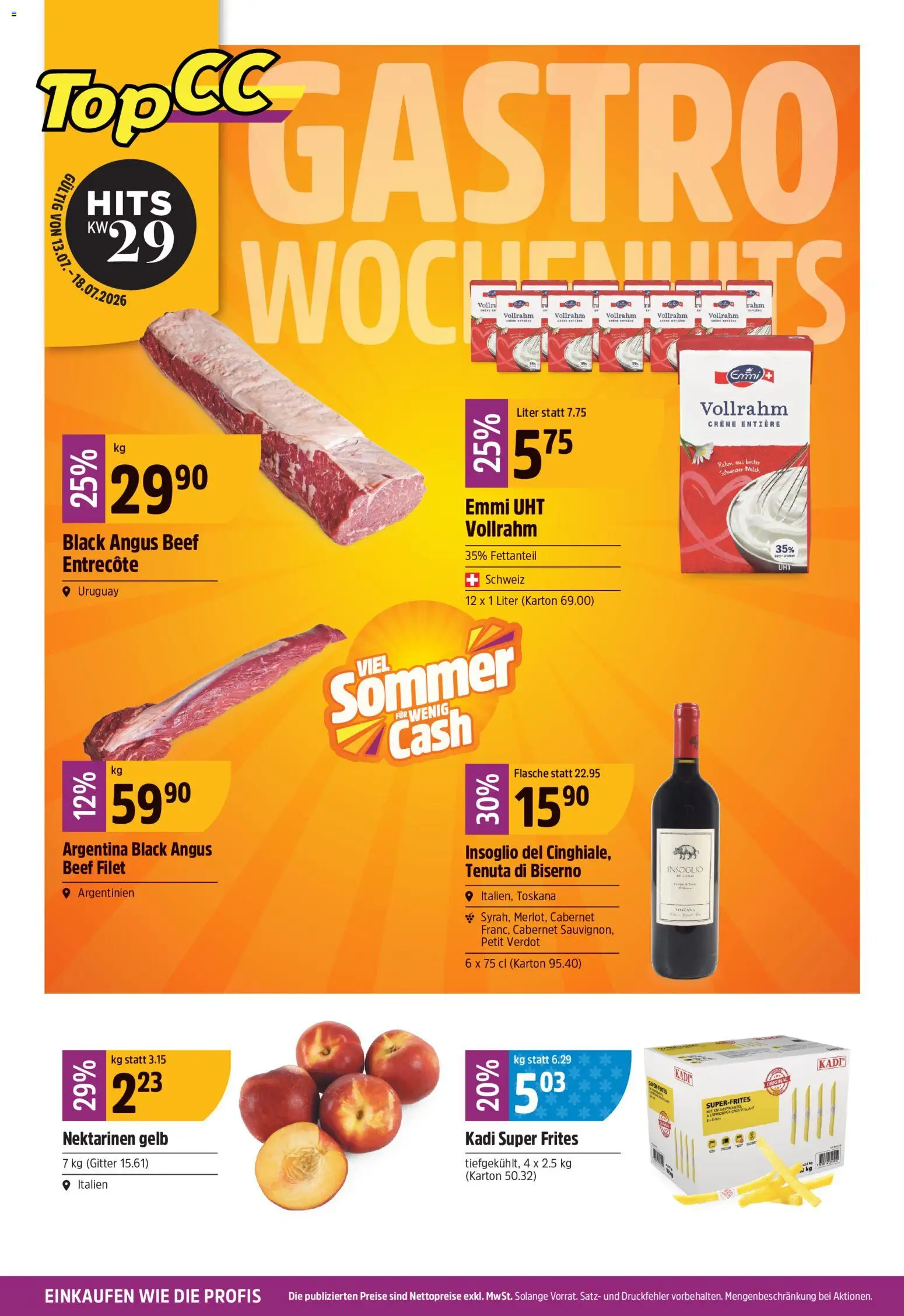 Vorschau des Merkblatts TopCC aktionen vom Shop TopCC gültig von 13.07.2026 bis 18.07.2026
