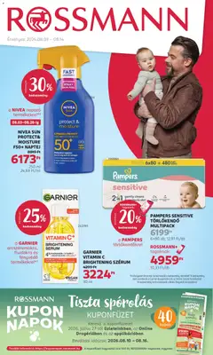 Rossmann - Rossmann akciós újság megtekintése, amely érvényes 2026.08.03.-től