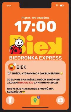 Pogląd gazetki "Biedronka gazetka - Biek" ze sklepu Biedronka ważnej od 04.09.2026