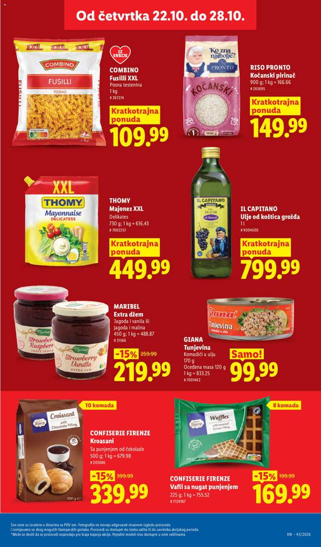 Novi Lidl katalog od 22.10.