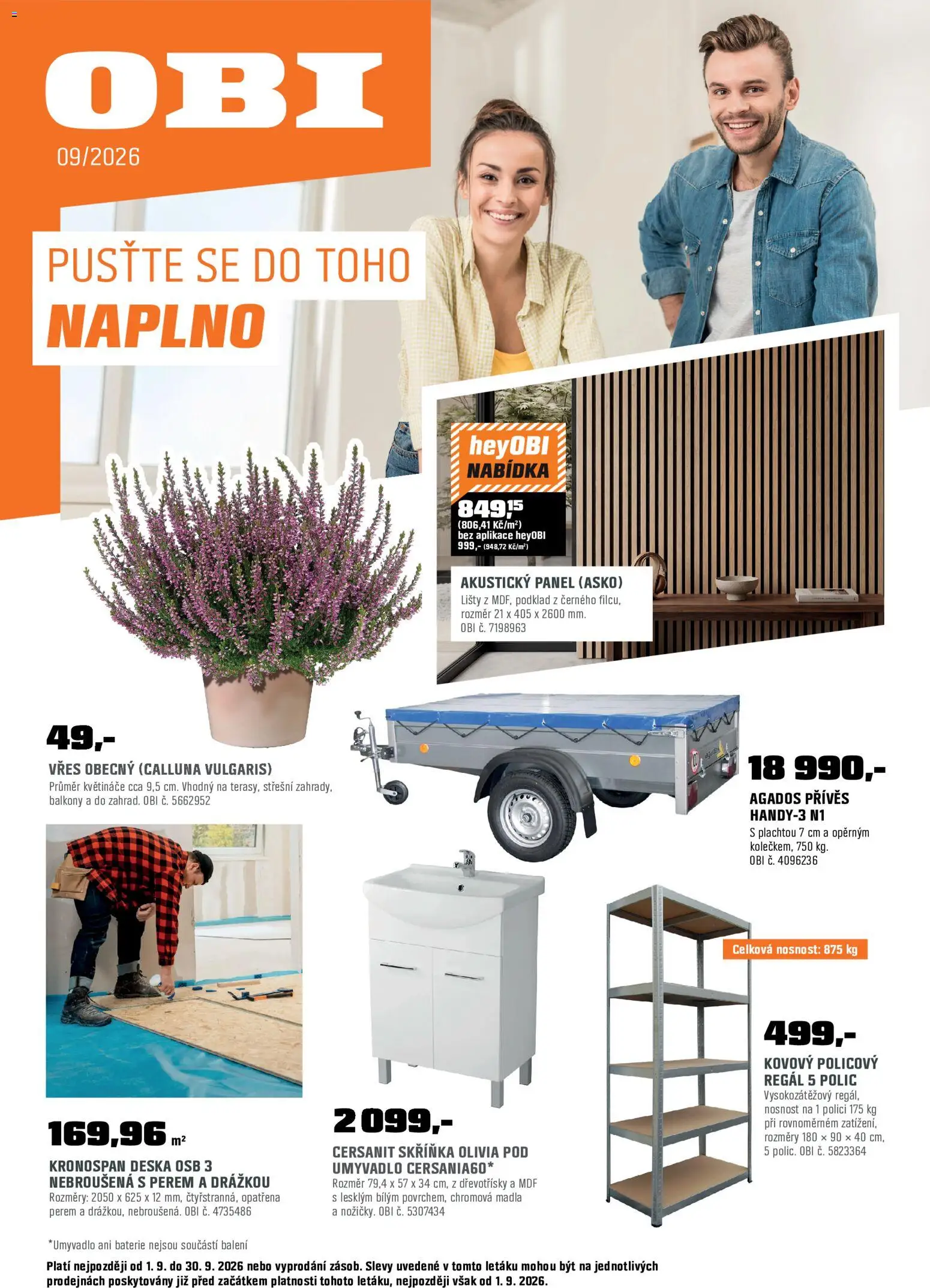 Náhled nabídky: OBI OBI leták platný od 01.09.2026