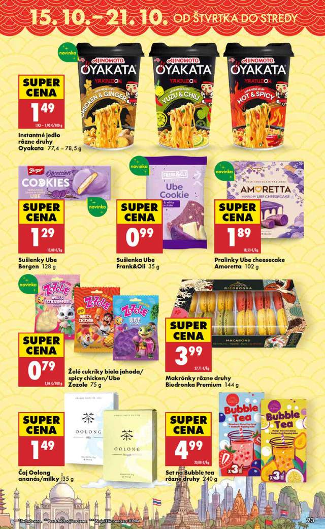 Nový Biedronka leták od 15.10.