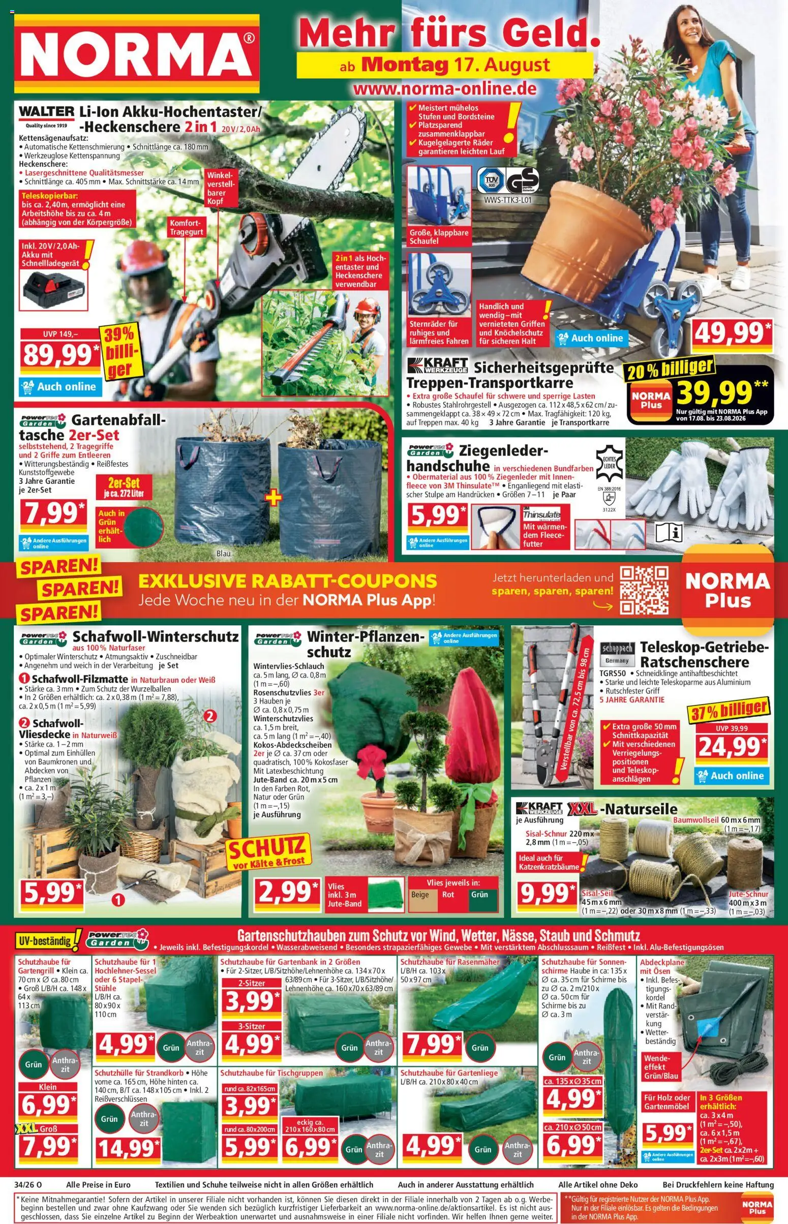 Vorschau von dem Prospekt des Geschäftes Norma, gültig ab dem 17.08.2026