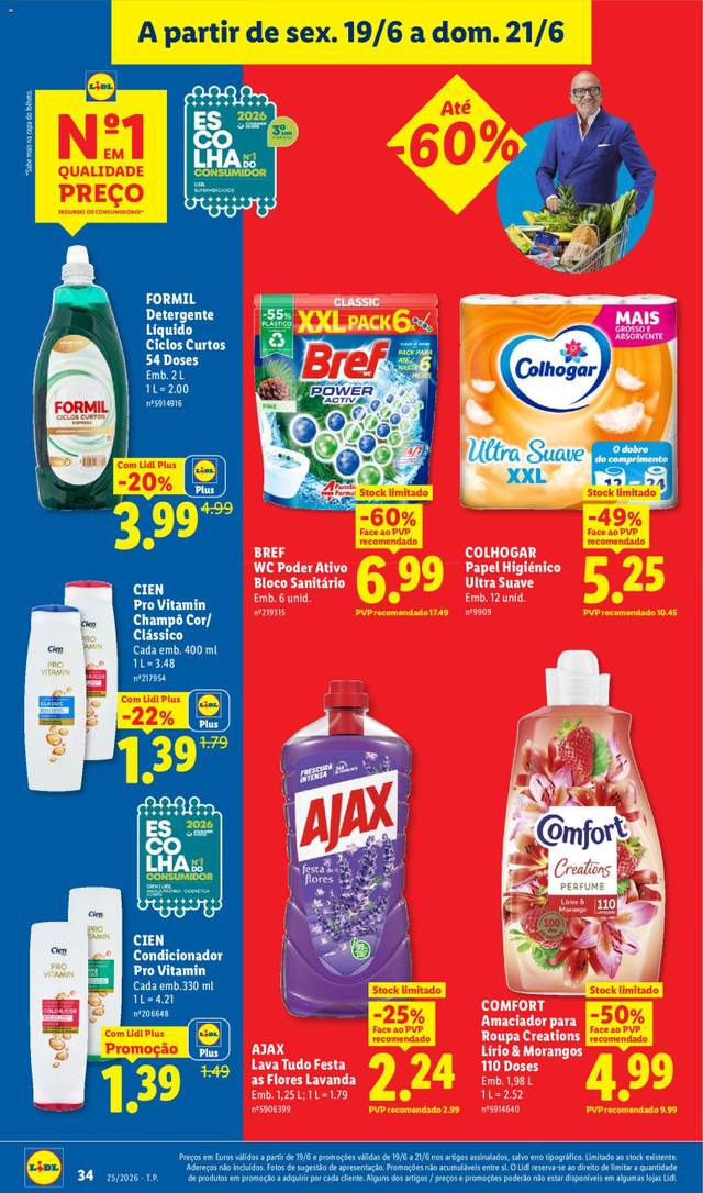 Novo folheto Lidl a partir de 15/06