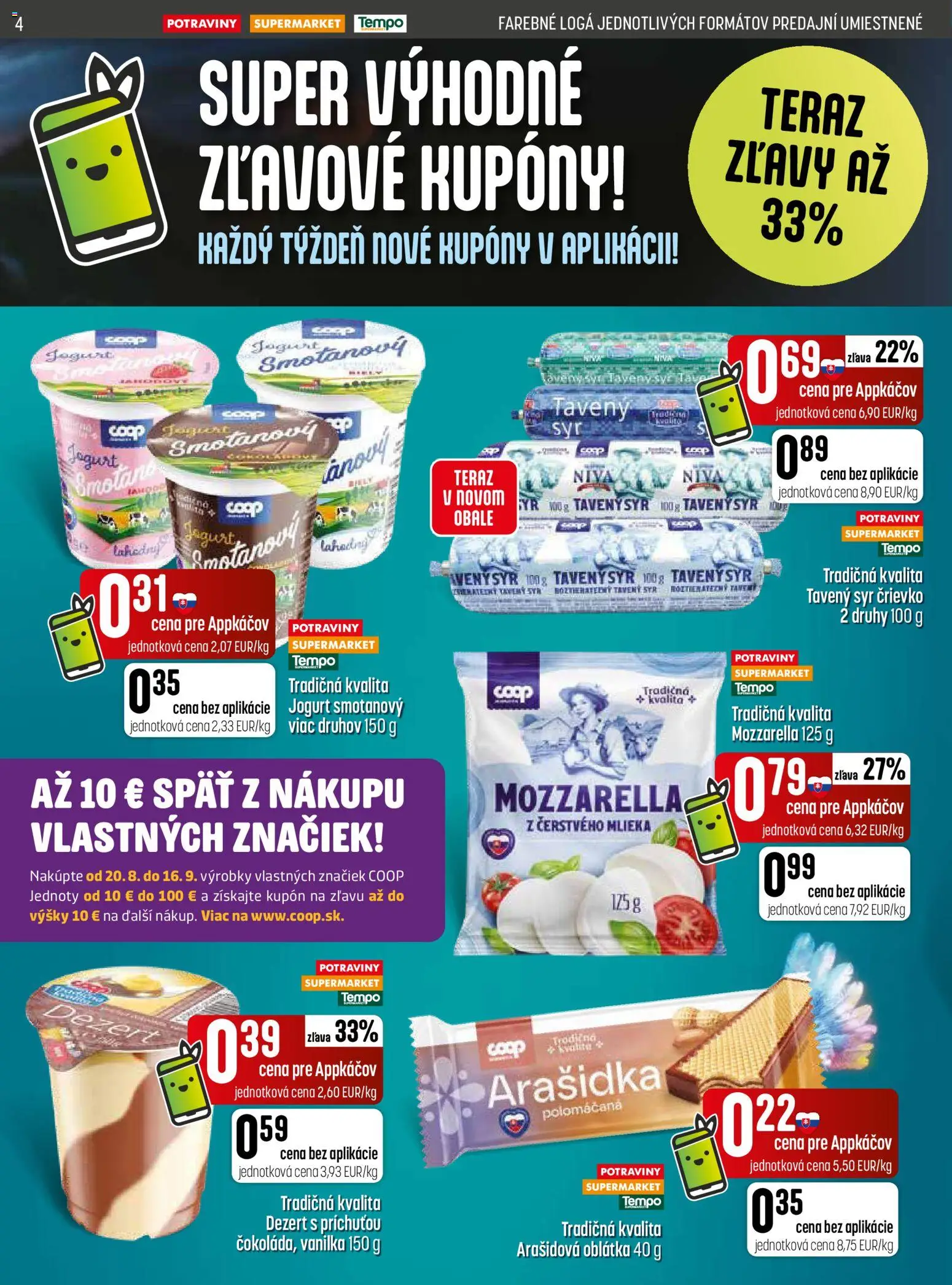 Náhľad COOP Jednota letáku platného od 20.08.2026