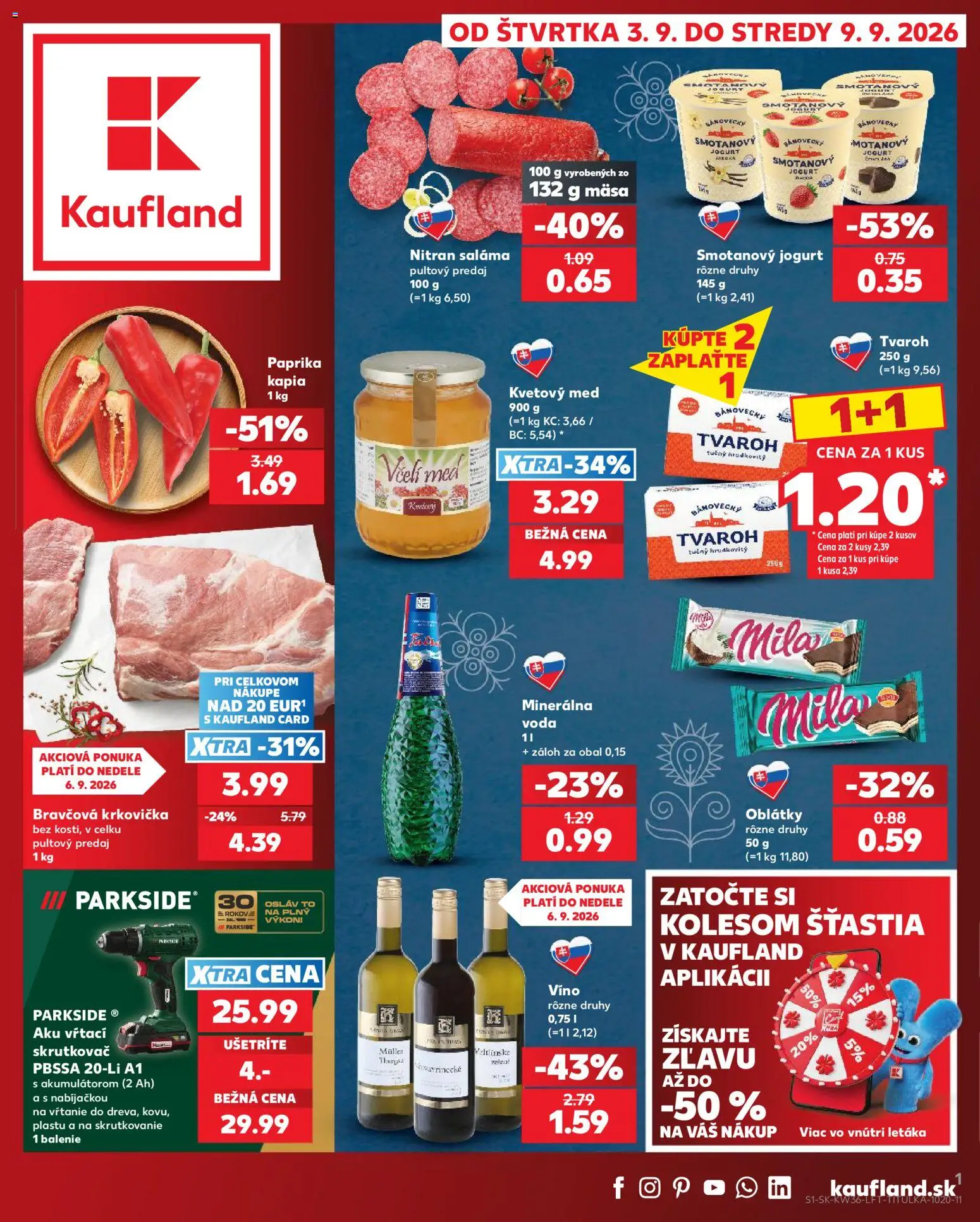Náhľad Kaufland letáku platného od 03.09.2026
