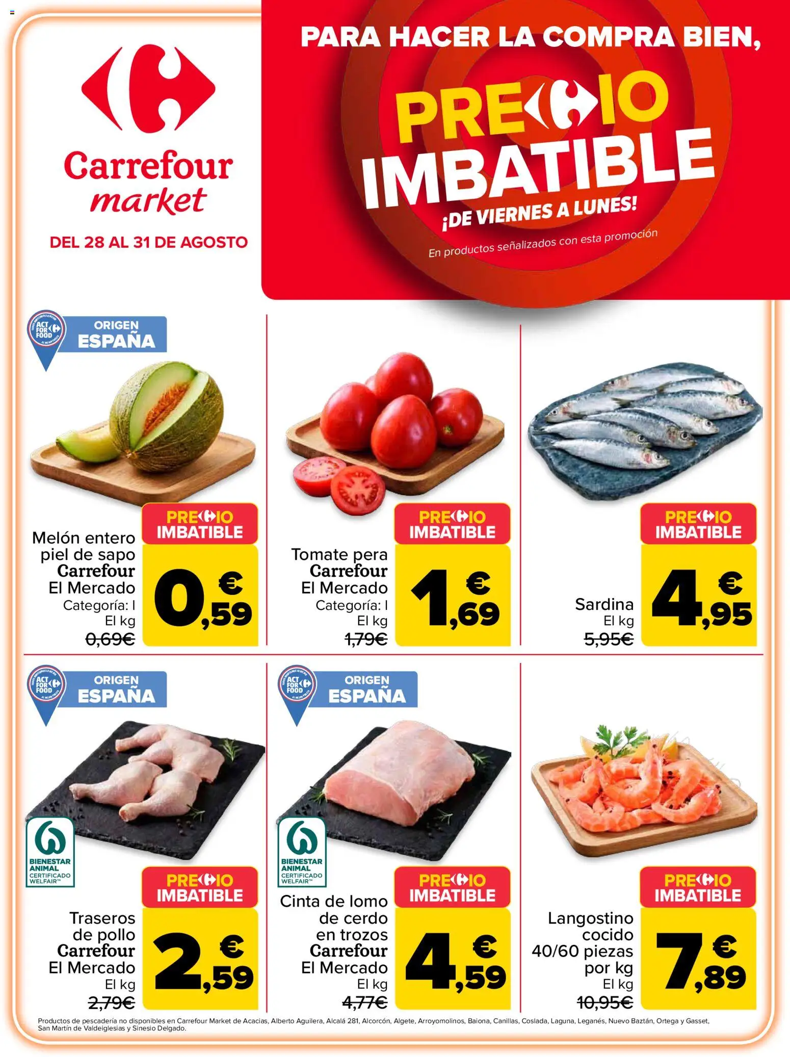 Vista previa del folleto de la tienda Carrefour Market válido desde el 28/08/2026 