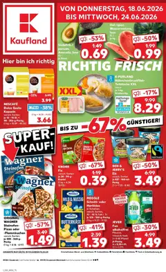 Vorschau von dem Prospekt des Geschäftes Kaufland, gültig ab dem 18.06.2026