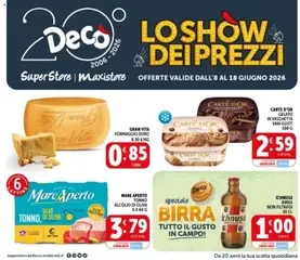 Anteprima dell'opuscolo Decò volantino MaxiStore Campania dal negozio Decò valido da 08/06/2026