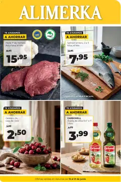 Vista previa del folleto de la tienda Alimerka válido desde el 15/06/2026 