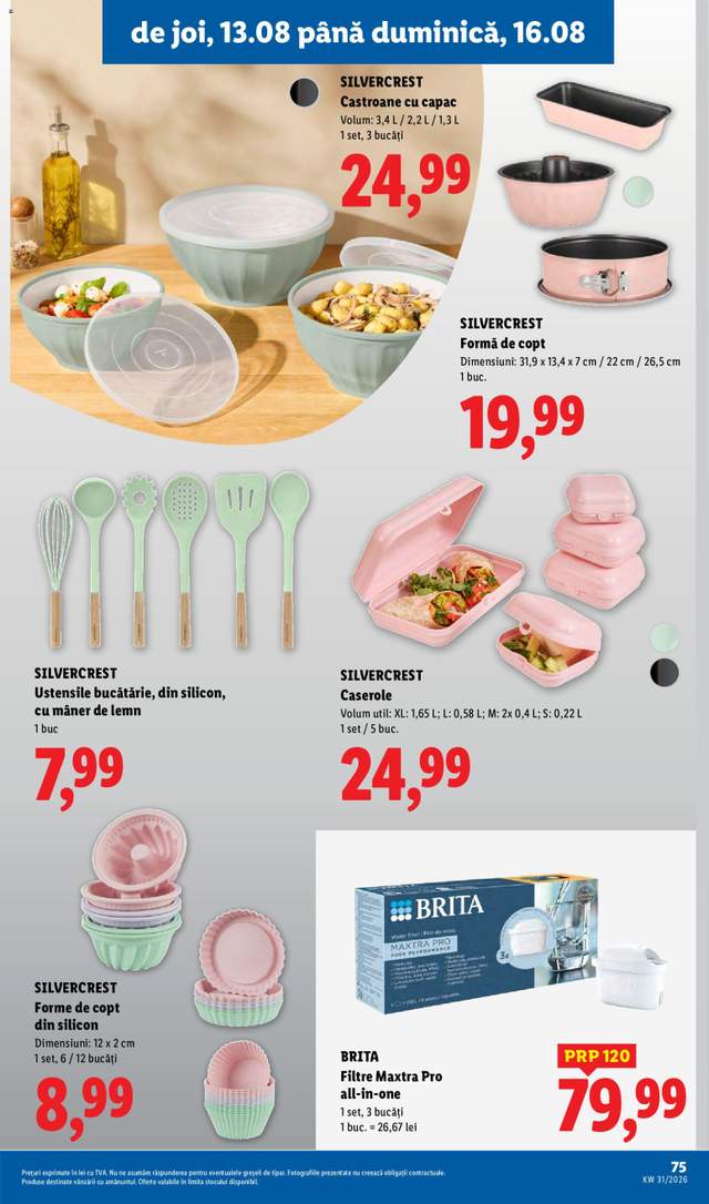 Noul catalog Lidl de la 10.08.