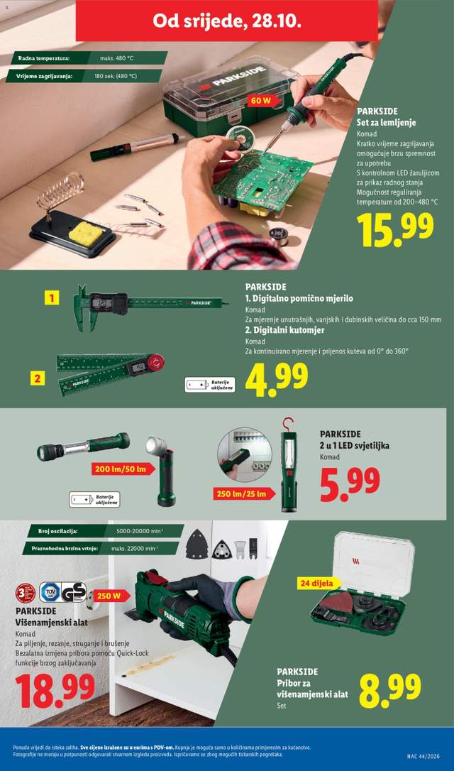Novi Lidl katalog od 26.10.