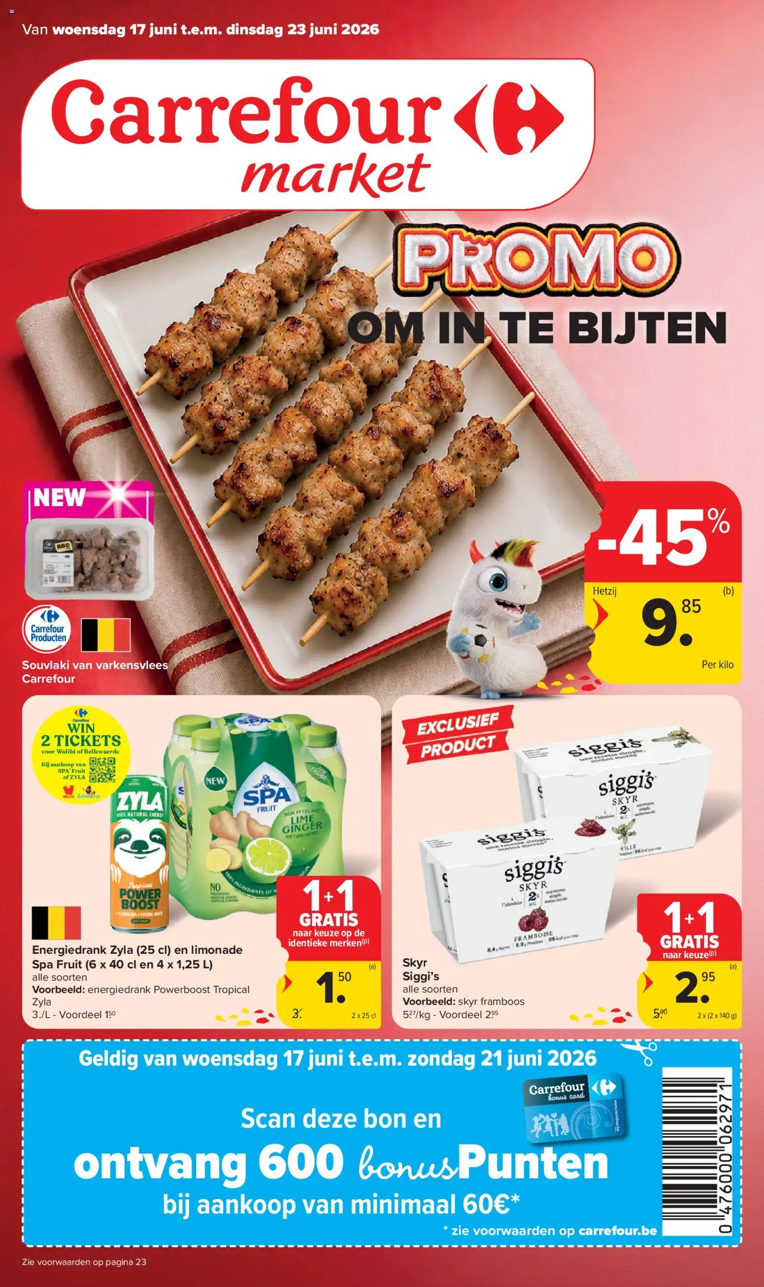 Voorbeeld van Carrefour market Folder week 25 van winkel Carrefour market geldig vanaf 17/06/2026