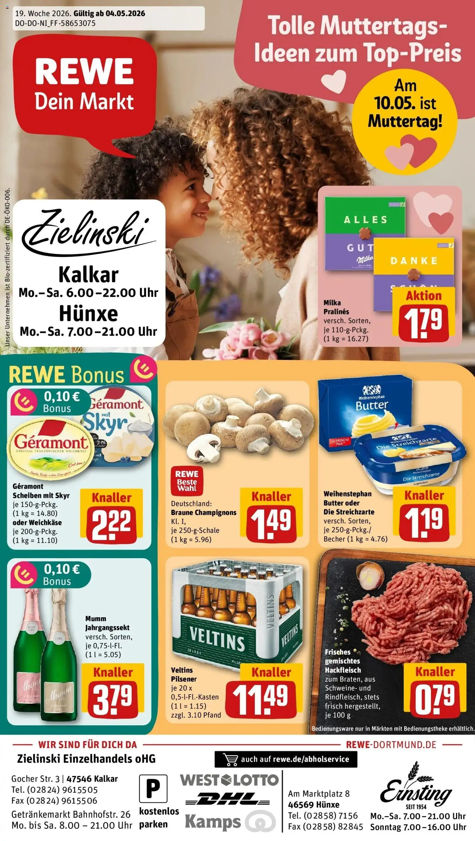 Vorschau von dem Prospekt des Geschäftes Rewe, gültig ab dem 04.05.2026