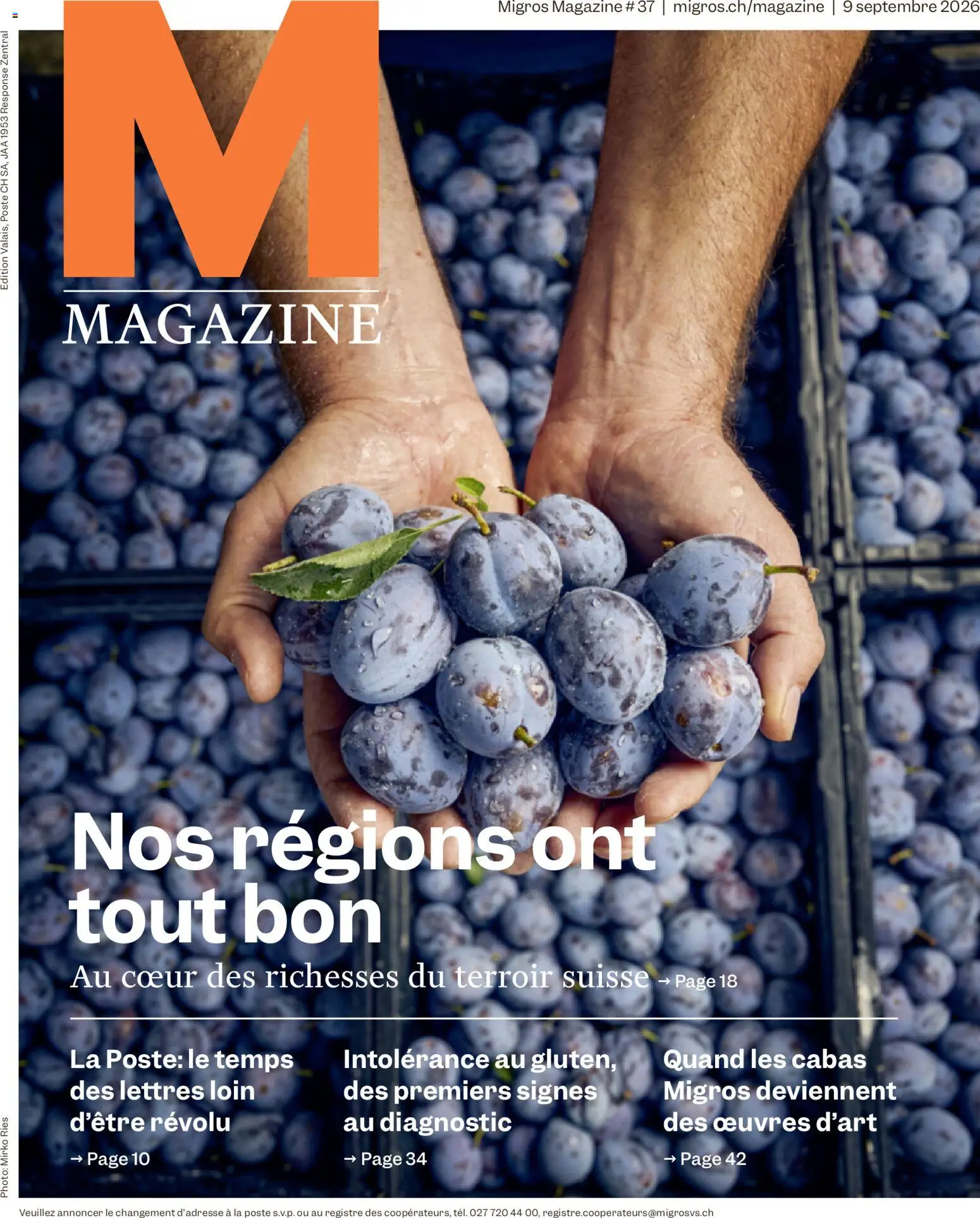 Vorschau des Merkblatts Migros aktionen Magazine FR vom Shop Migros gültig von 09.09.2026 bis 14.09.2026