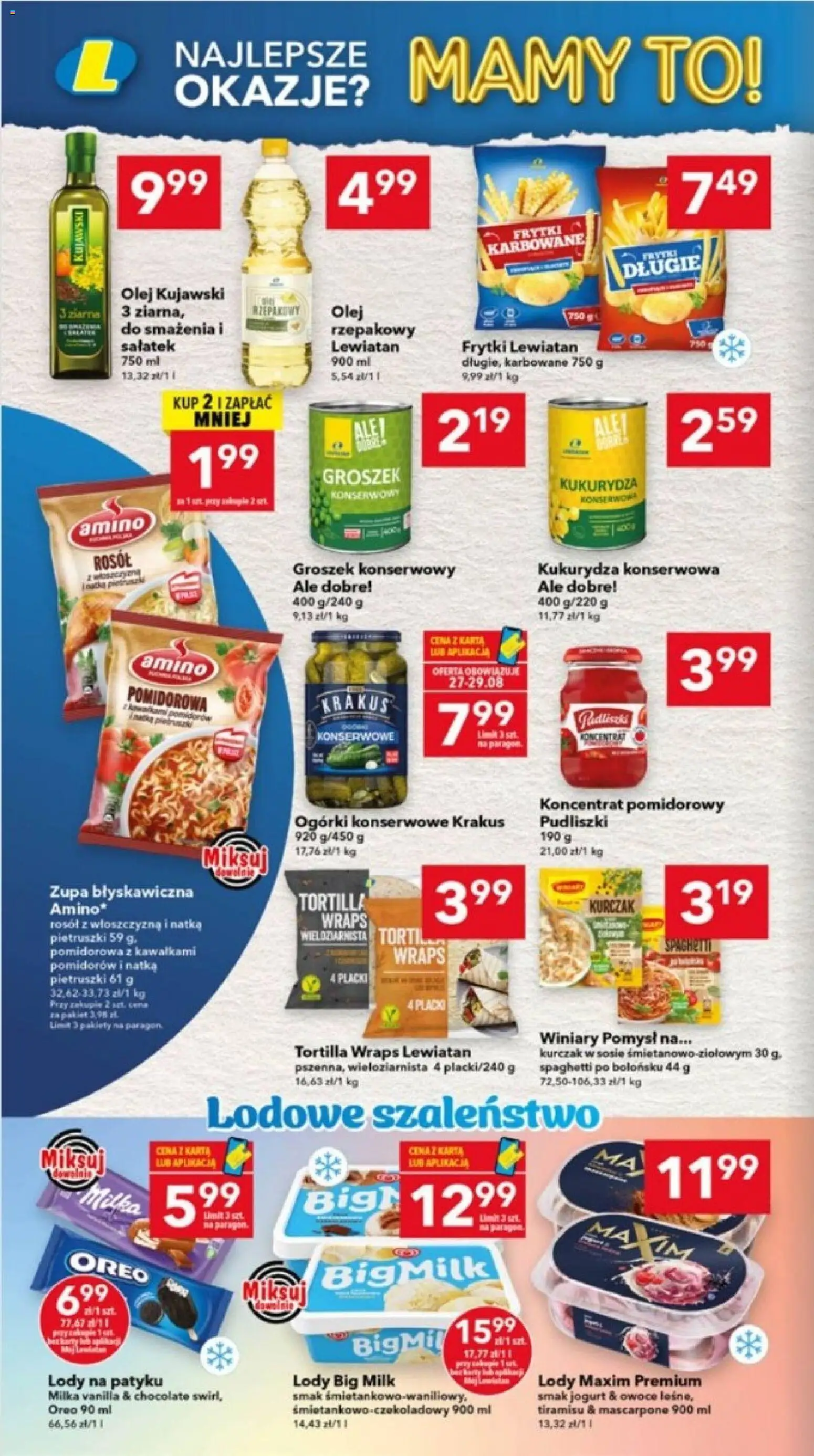 Pogląd gazetki "Lewiatan gazetka - Ostrów Wielkopolski" ze sklepu Lewiatan ważnej od 27.08.2026