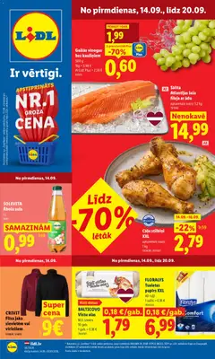 Skatīt Lidl akciju bukletu, derīgs no 14.09.2026.