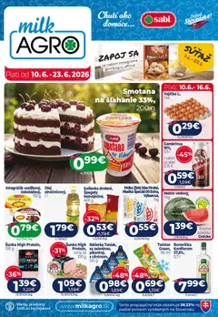 Náhľad Milk Agro letáku platného od 10.06.2026