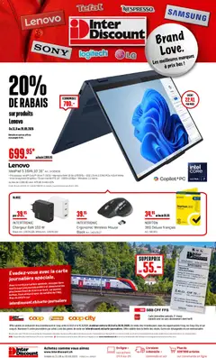 Vorschau des Merkblatts Interdiscount aktionen FR vom Shop Interdiscount gültig von 31.08.2026 bis 20.09.2026