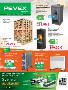Pregled letka Pevex Katalog trgovine Pevex vrijedi od 24.09.2026