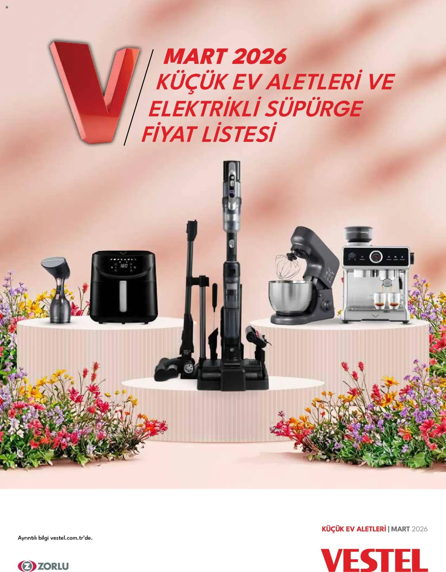 Vestel Vestel - Küçük Ev Aletleri ve Süpürgeler 01.03.2026 - Broşürünün önizlemesi - Elektrikli süpürge