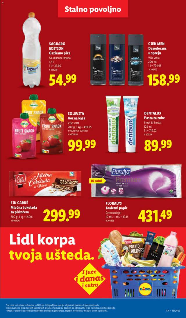 Novi Lidl katalog od 22.10.
