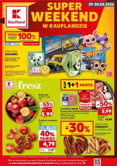 Pogląd gazetki "Kaufland gazetka - Super Weekend" ze sklepu Kaufland ważnej od 29.08.2026
