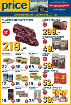 Forhåndsvis Price Lagerbutikk kundeavis fra butikk Price Lagerbutikk gyldig fra 08/07/2026