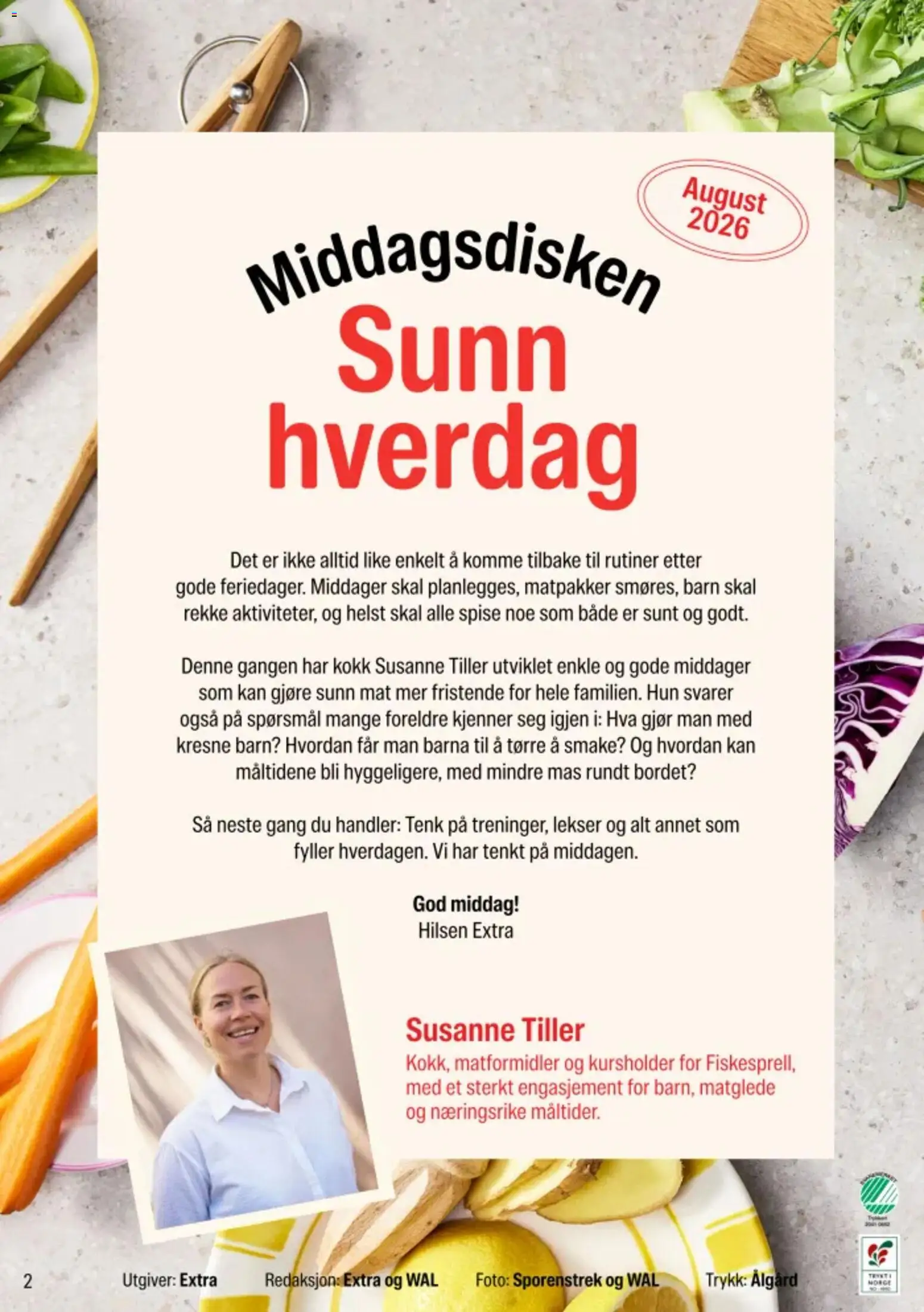 Forhåndsvis Coop Extra Middagsdisken sunn hverdag fra butikk Coop Extra gyldig fra 09/08/2026