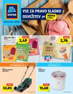 Pregled letka Hofer Katalog trgovine Hofer SI vrijedi od 13.05.2026
