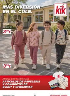Vista previa del folleto de la tienda KIK válido desde el 10/08/2026 