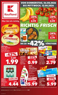 Vorschau von dem Prospekt des Geschäftes Kaufland, gültig ab dem 06.08.2026