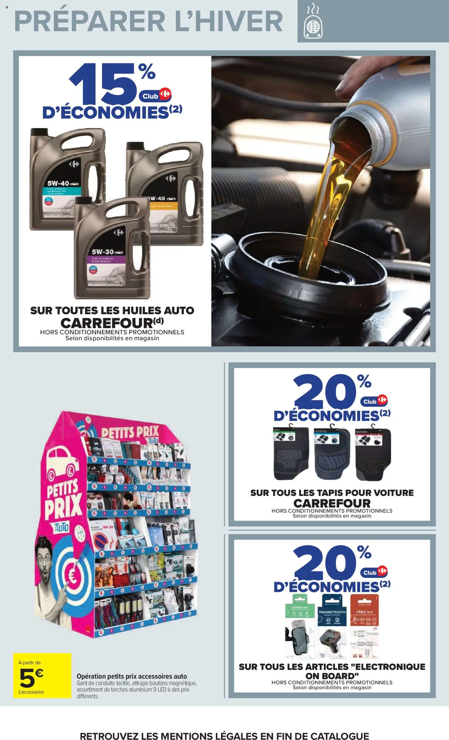 Prévisualisation de Carrefour Vos promos du quotidien du magasin Carrefour formulaire valide 27/10/2026 - Tapis, Câble