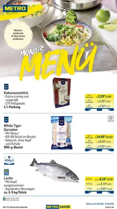 Vorschau von dem Prospekt des Geschäftes Metro, gültig ab dem 01.08.2026
