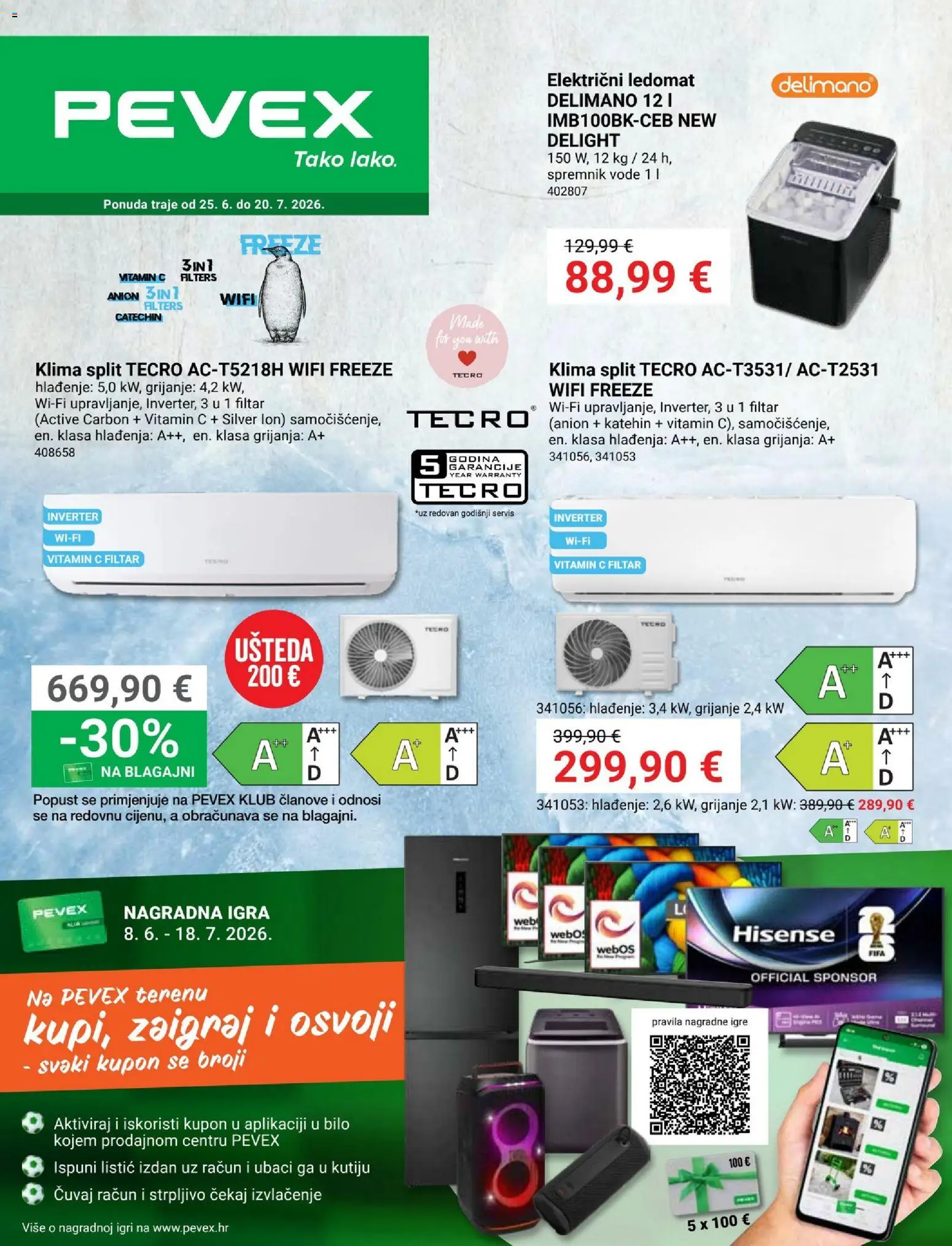 Pregled letka Pevex Katalog trgovine Pevex vrijedi od 25.06.2026