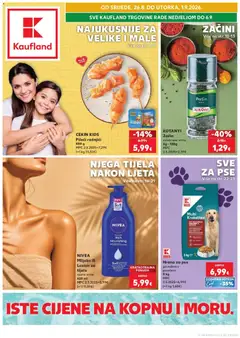 Pregled letka Kaufland - Rijeka Zamet trgovine Kaufland vrijedi od 26.08.2026