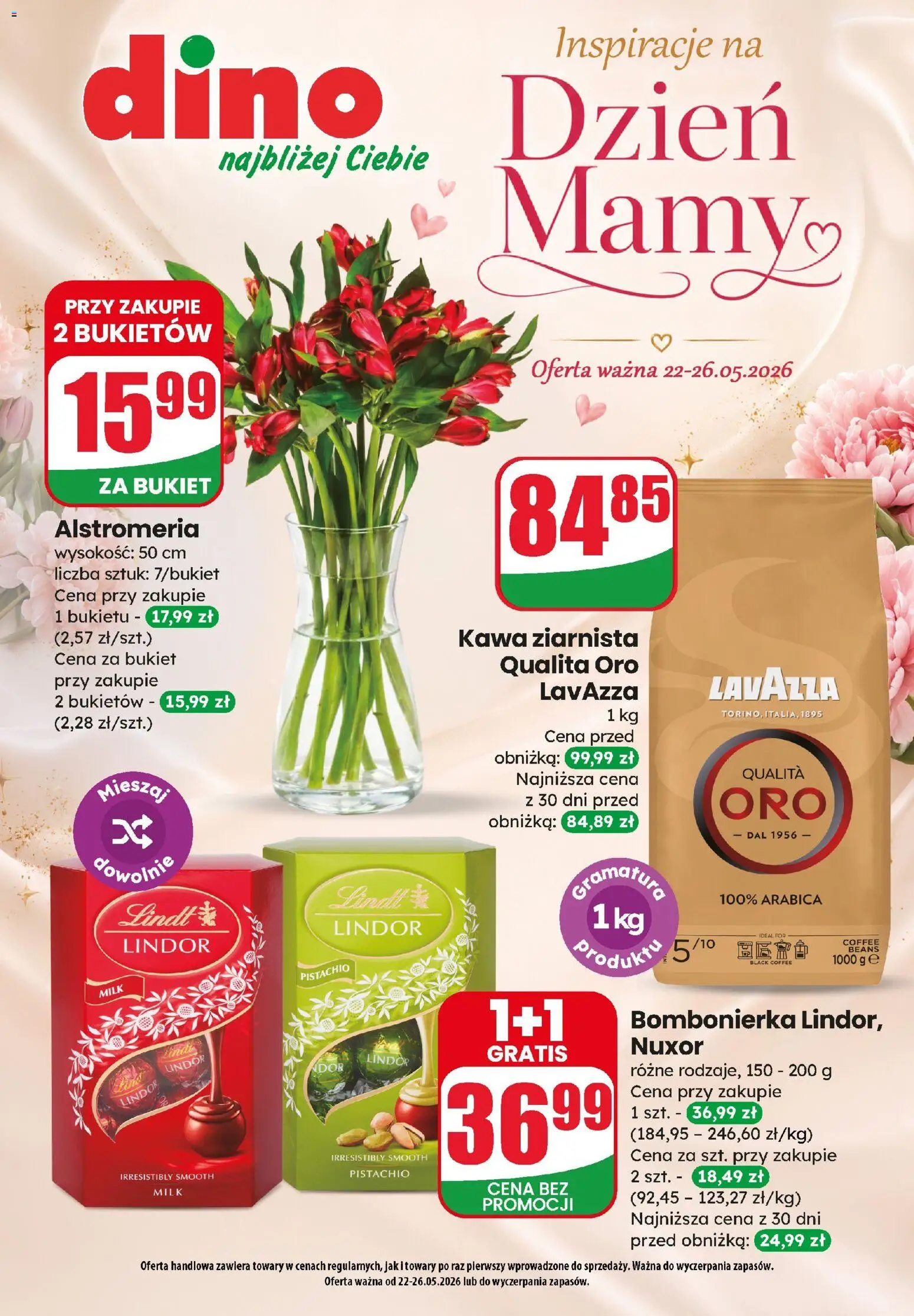 Pogląd gazetki "Dino gazetka - Dzień Mamy" ze sklepu Dino ważnej od 22.05.2026