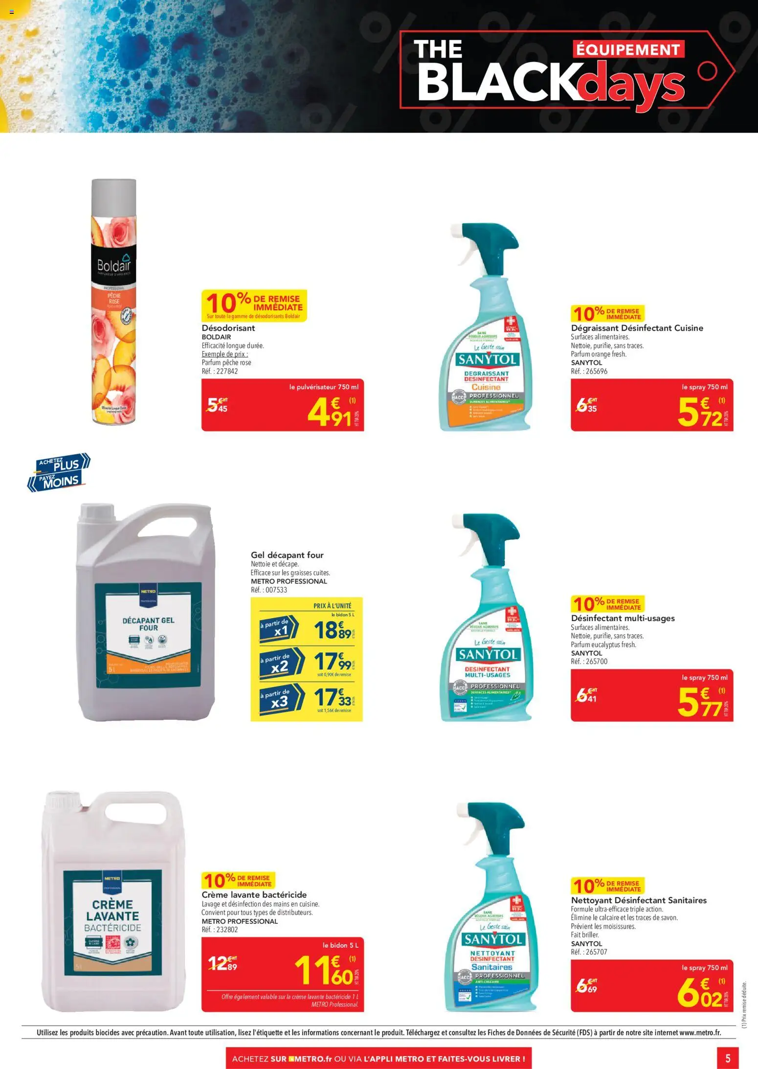 Prévisualisation de METRO Black Friday du magasin METRO formulaire valide 29/10/2026