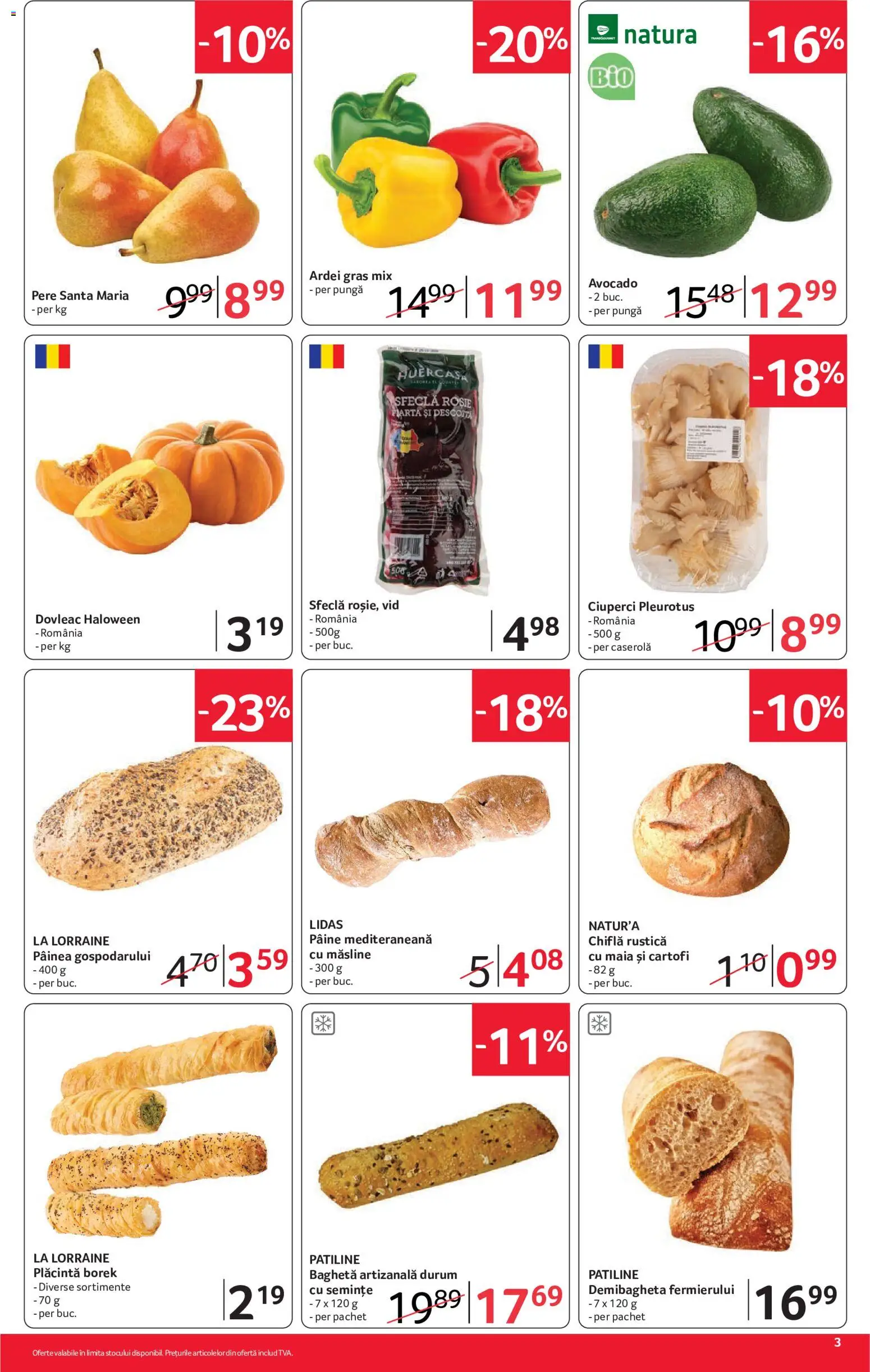 Previzualizarea de cataloage: Selgros Selgros Catalog valabil de la 02.10.2026 - Ciuperci, Dovleac, Semințe, Cartofi, Ardei, Sfeclă, Caserola, Chiflă